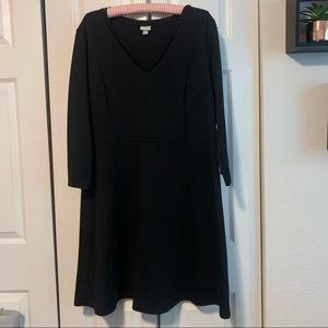 Merona 3/4 Sleeve Black Dress size XXL